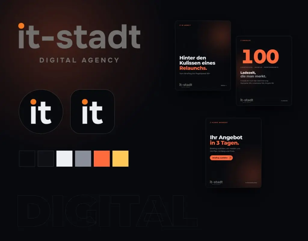 Brandbook für IT-Stadt