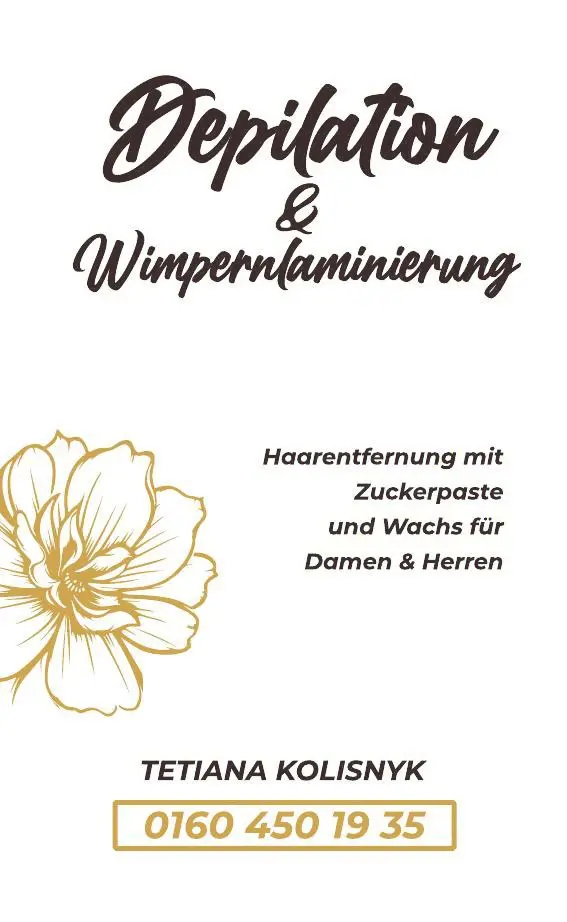 Türschild – Depilation Göttingen