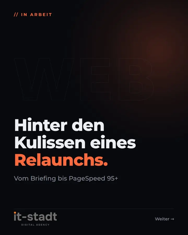 IT-Stadt Instagram: #IN ARBEIT: Cover + Kerze