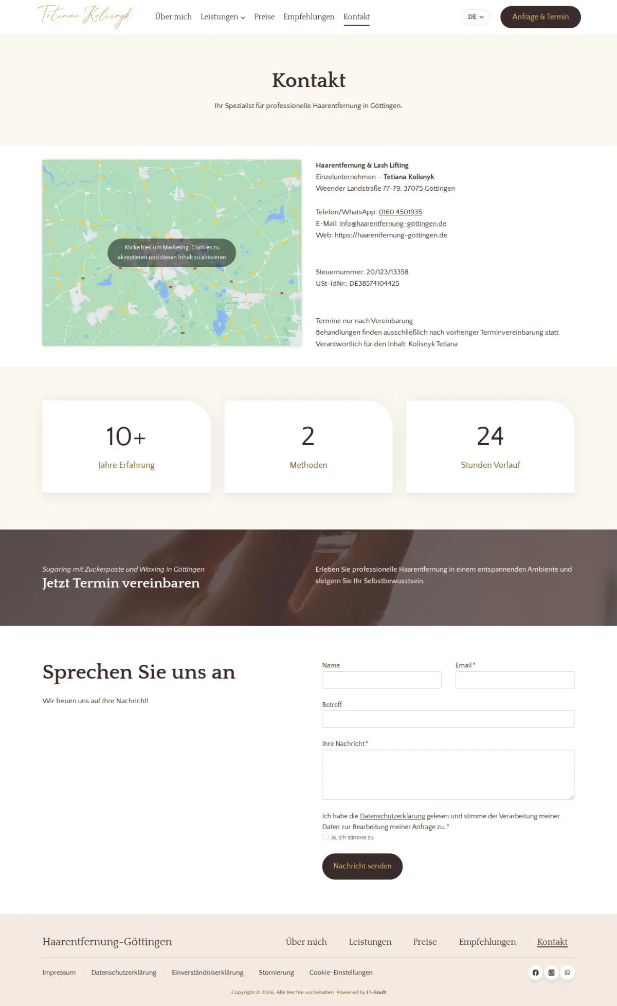 Haarentfernung Göttingen – Kontakt